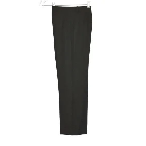 B2 Auth GUCCI Black Wool Faux Slash Pocket Straight Dress Pants Size 40 US 4/6 - Picture 3 of 8